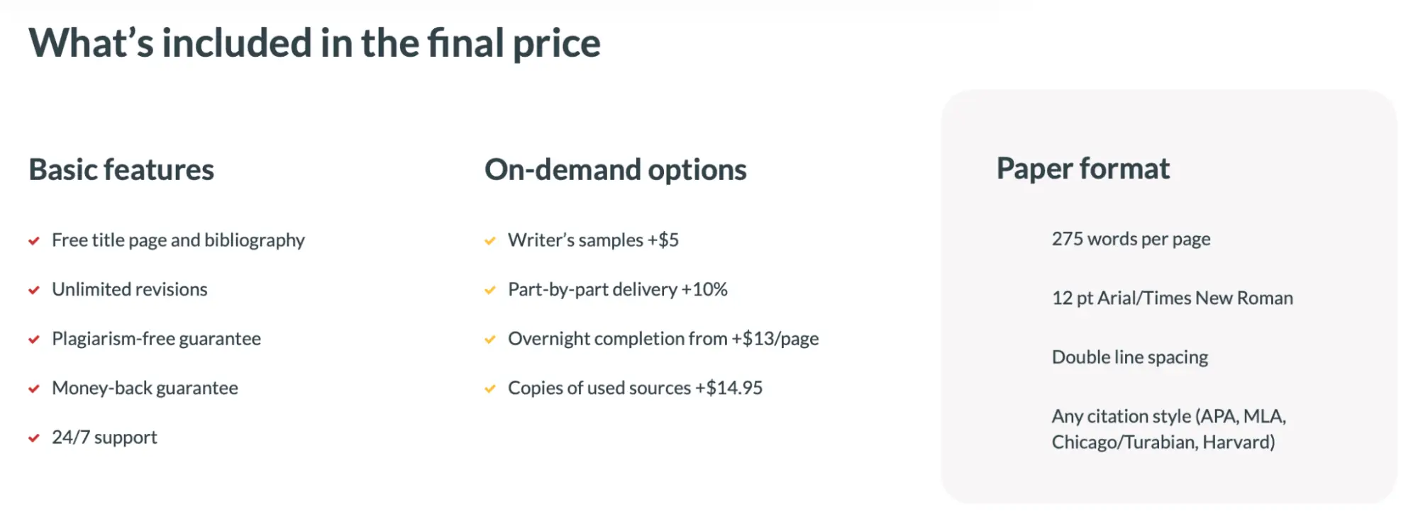 ProWritingCrew Additional Features